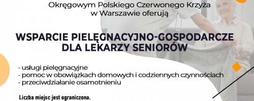 Wsparcie pielęgnacyjno-gospodarcze dla lekarzy seniorów